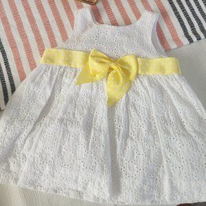 6-12 Month White Dress